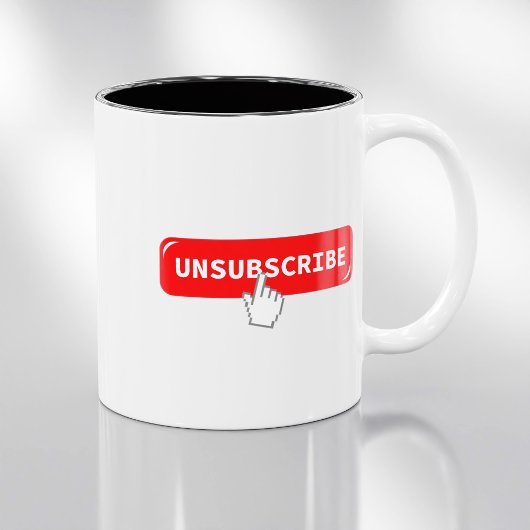 Abmeldetaste - Funny Coffee Tasse