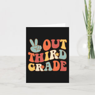 Abmeldung Dritte Klasse Groovy Letzte Tage Schule  Karte