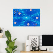 Abmessung der Leuchtarme Poster (Heimbüro)