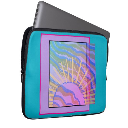 Abmessungen Abstrakt Laptopschutzhülle (Vorne Rechts)