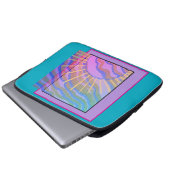 Abmessungen Abstrakt Laptopschutzhülle (Vorne Knopf)