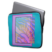 Abmessungen Abstrakt Laptopschutzhülle (Vorderseite Links)