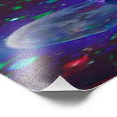 Abmessungen des Astronauten Fotodruck (Ecke)