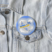 Abmessungen des Flugzeugs Button (Beispiel)
