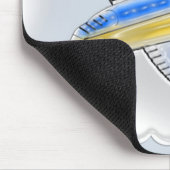 Abmessungen des Jet-Flugzeugs Mousepad (Ecke)