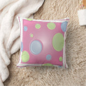 Abmessungen DOTS auf rosa Kissen (Decke)