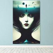 Abmessungen Leinwanddruck (Insitu (Holzboden))