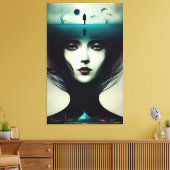 Abmessungen Leinwanddruck (Insitu (Wohnzimmer))