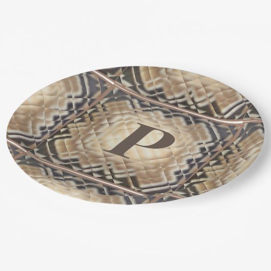 Abmessungen — P Pappteller (Schrägansicht)