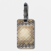 Abmessungen Quadrat-W Gepäckanhänger (Rückseite vertikal)