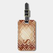 Abmessungen — Rot-S Gepäckanhänger (Vorderseite vertikal)