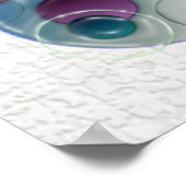 Abmessungen Rundformen Multicoloren Poster (Ecke)