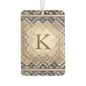 Abmessungen Square-K-Luftkühler Autolufterfrischer (Rückseite)