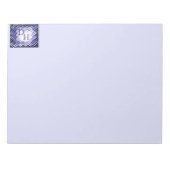 Abmessungen Square-Navy-DH Notizblock (Vorderseite)