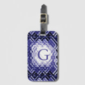 Abmessungen Square-Navy-G Gepäckanhänger (Vorderseite Vertikal)