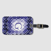 Abmessungen Square-Navy-G Gepäckanhänger (Vorderseite (Horizontal))