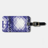 Abmessungen Square-Navy-H Gepäckanhänger (Vorderseite horizontal)