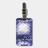 Abmessungen Square-Navy-H Gepäckanhänger (Vorderseite vertikal)