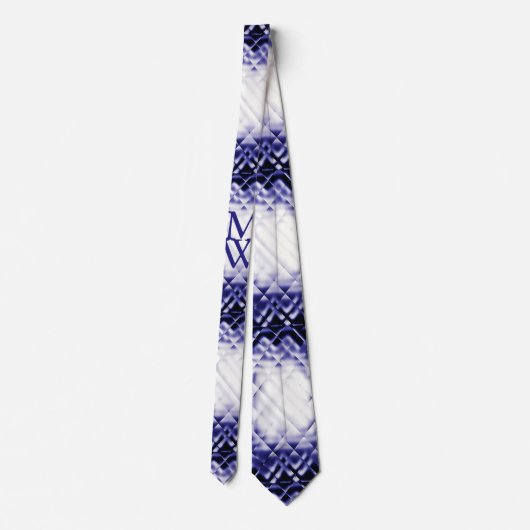 Abmessungen Square-Navy-MW Krawatte (Rückseite)