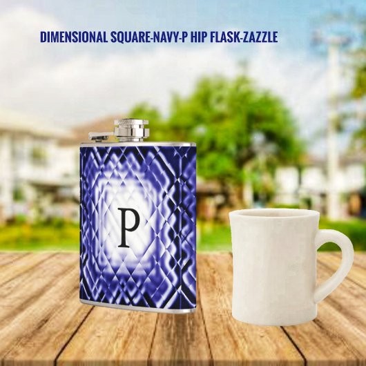 Abmessungen Square-Navy-P Flachmann