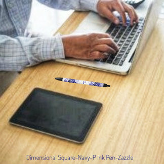 Abmessungen Square-Navy-P Kugelschreiber