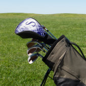 Abmessungen Square-Navy-S Golf Headcover (In SItu)