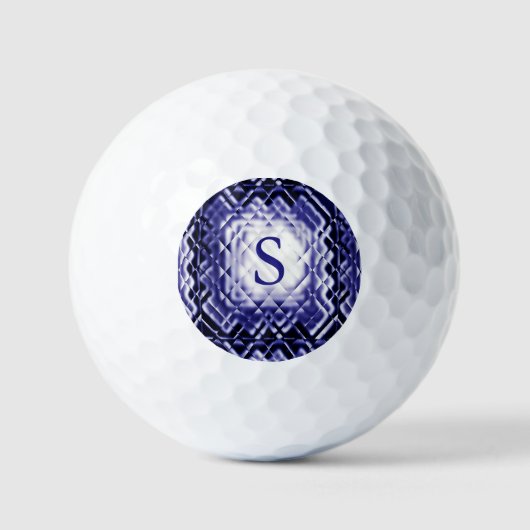 Abmessungen Square-Navy-S Golfball (Vorderseite)