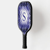 Abmessungen Square-Navy-S Pickleball Schläger (Links)