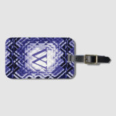 Abmessungen Square-Navy-W Gepäckanhänger (Vorderseite (Horizontal))