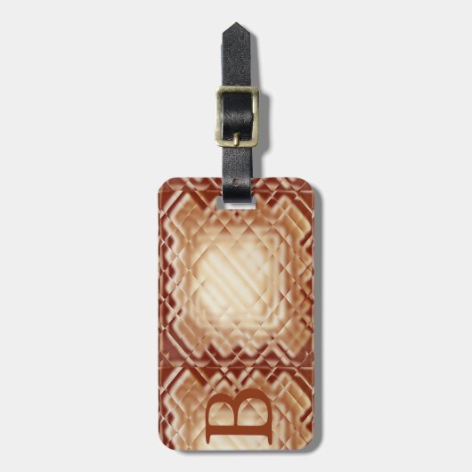 Abmessungen Square-Red-B Gepäckanhänger (Vorderseite vertikal)