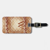 Abmessungen Square-Red-W Gepäckanhänger (Vorderseite horizontal)