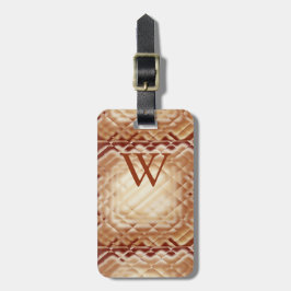 Abmessungen Square-Red-W Gepäckanhänger