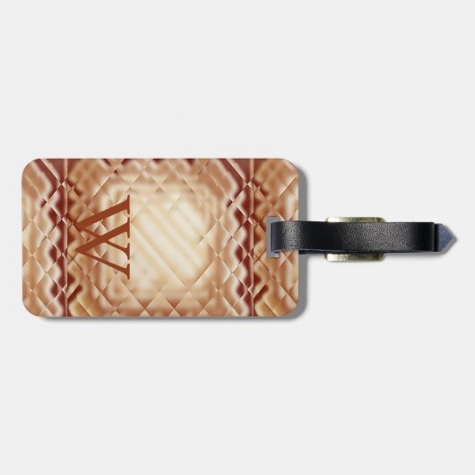 Abmessungen Square-Red-W Gepäckanhänger (Rückseite horizontal)