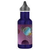 Abmessungen und Ringe Edelstahlflasche (Links)