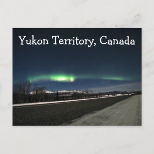 ABN Aurora Borealis Night Postkarte