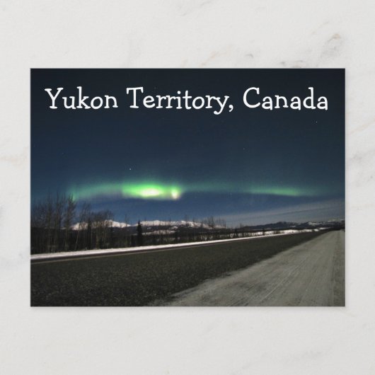ABN Aurora Borealis Night Postkarte (Vorderseite)