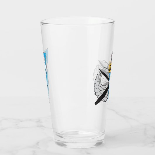 Abn. Corps Recondo Bier Glas (Links)