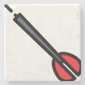 Abnäher Steinuntersetzer (Vorderseite)