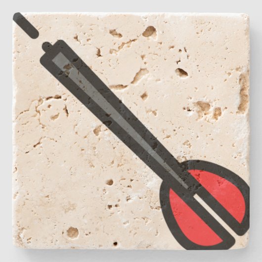 Abnäher Steinuntersetzer (Vorderseite)