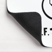 Abnahme-Welt sind zum Kotzen! , D.F.T.B.A. Mousepad (Ecke)