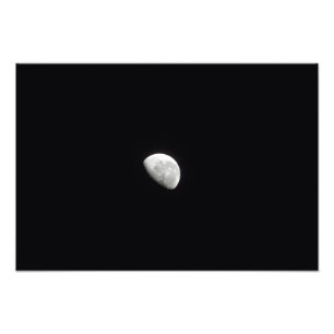 Abnehmender Mond 2 Fotodruck