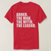 Abner Name Abner Vorname T-Shirt (Design vorne)