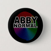 Abnormale Abby normal gefärbte, gekochte Spirale C Button (Vorderseite)