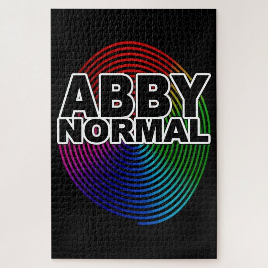 Abnormale Abby normal gefärbte, gekochte Spirale C Puzzle (Vertikal)