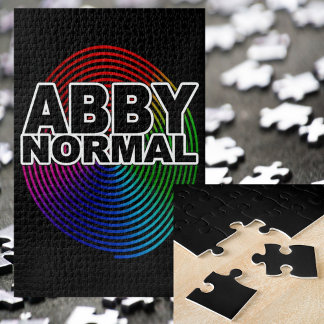 Abnormale Abby normal gefärbte, gekochte Spirale C Puzzle