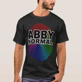 Abnormale Abby normal gefärbte, gekochte Spirale C T-Shirt