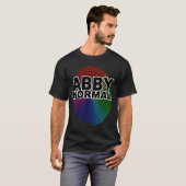Abnormale Abby normal gefärbte, gekochte Spirale C T-Shirt (Vorne ganz)