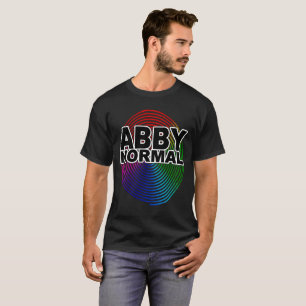 Abnormale Abby normal gefärbte, gekochte Spirale C T-Shirt