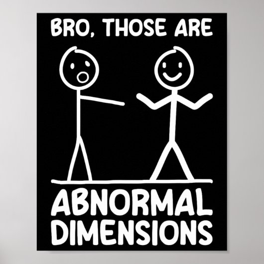 Abnormale Dimensionen Workout Fitnessstudio Lustig Poster (Vorne)