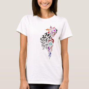 Abnutzung-Ich Insel-Mädchen T-Shirt
